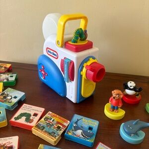 Little Tikes Story Dream Machine Colorful Projector Toy with 18 story books